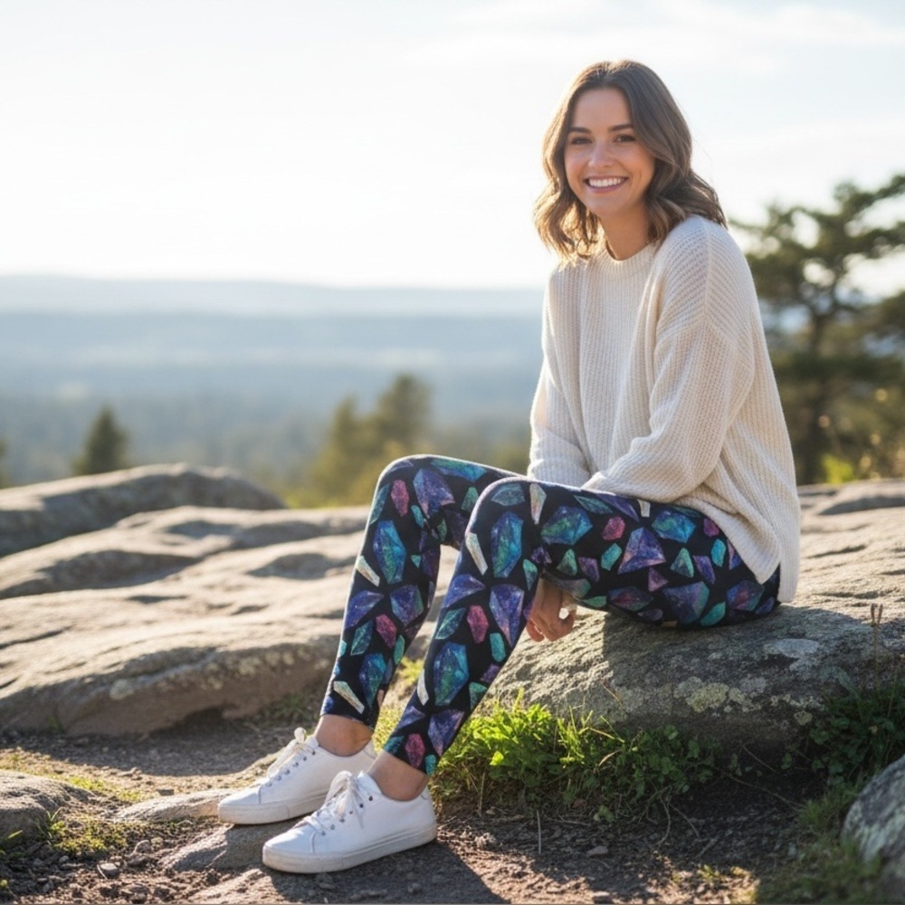 Agnes & Dora Galaxy Crystal Leggings